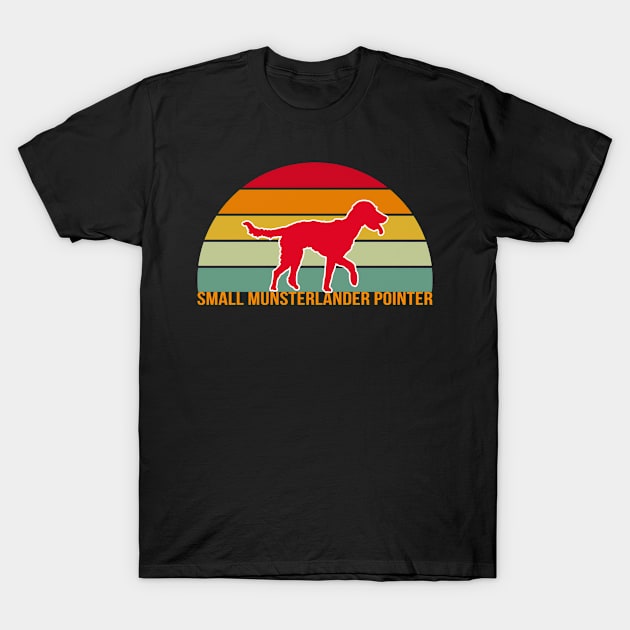 Small Munsterlander Pointer Vintage Silhouette T-Shirt by seifou252017